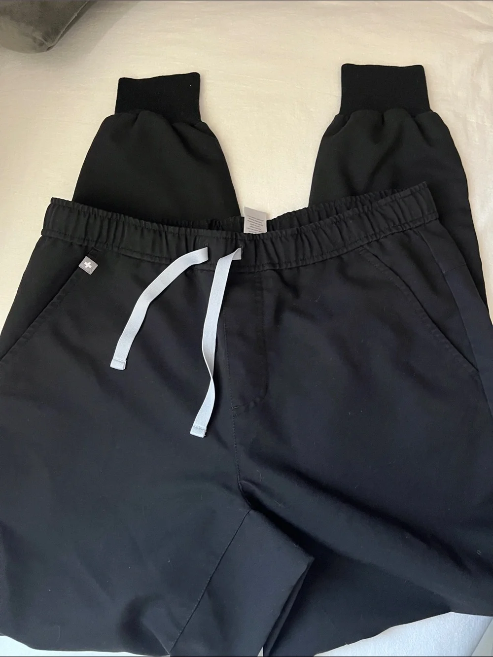 FIGS Men Scrub Pants Black Medium